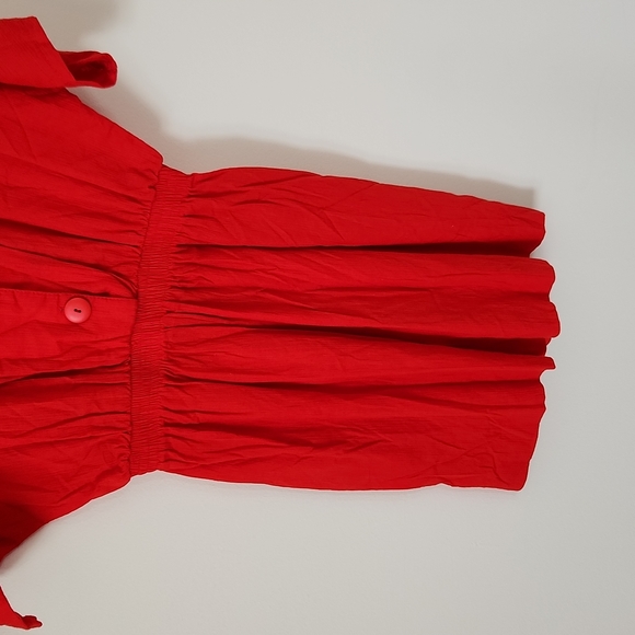 vintage ,ladies red rompers - Picture 3 of 9